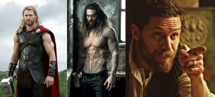 Barba Lenhador: O Guia Definitivo para Cultivar e Cuidar do Seu Estilo Rústico 6 Chris o Thor, Jason Momoa Aquaman e Tom Hardy