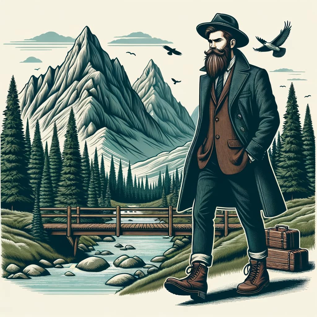 Barba Lenhador: O Guia Definitivo para Cultivar e Cuidar do Seu Estilo Rústico 2 barba lenhador homem classica